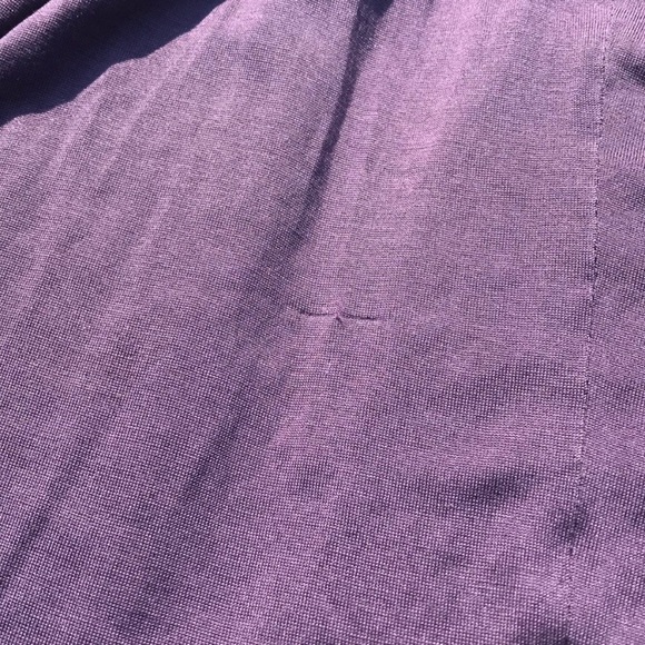 Tory Burch Feldspar Plum Silk Dress Small - Picture 7 of 7